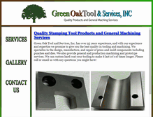 Tablet Screenshot of greenoaktool.com
